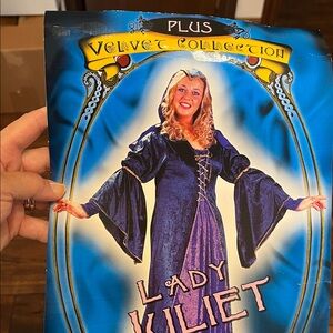 Velvet Collection Lady Juliet Costume - Teal and Purple
